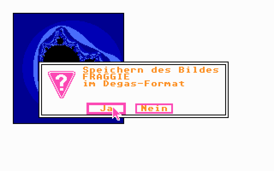 Fraktal atari screenshot